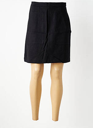 Fustă scurtă buzunare negru COUTURIST femeie