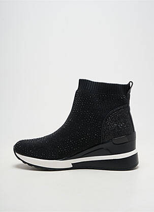 Botine/ghete vârf rotund toc de 4 la 6 cm negru EXÉ femeie
