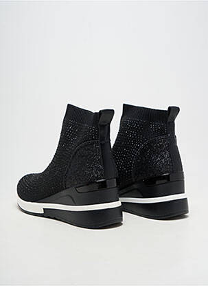 Botine/ghete vârf rotund toc de 4 la 6 cm negru EXÉ femeie