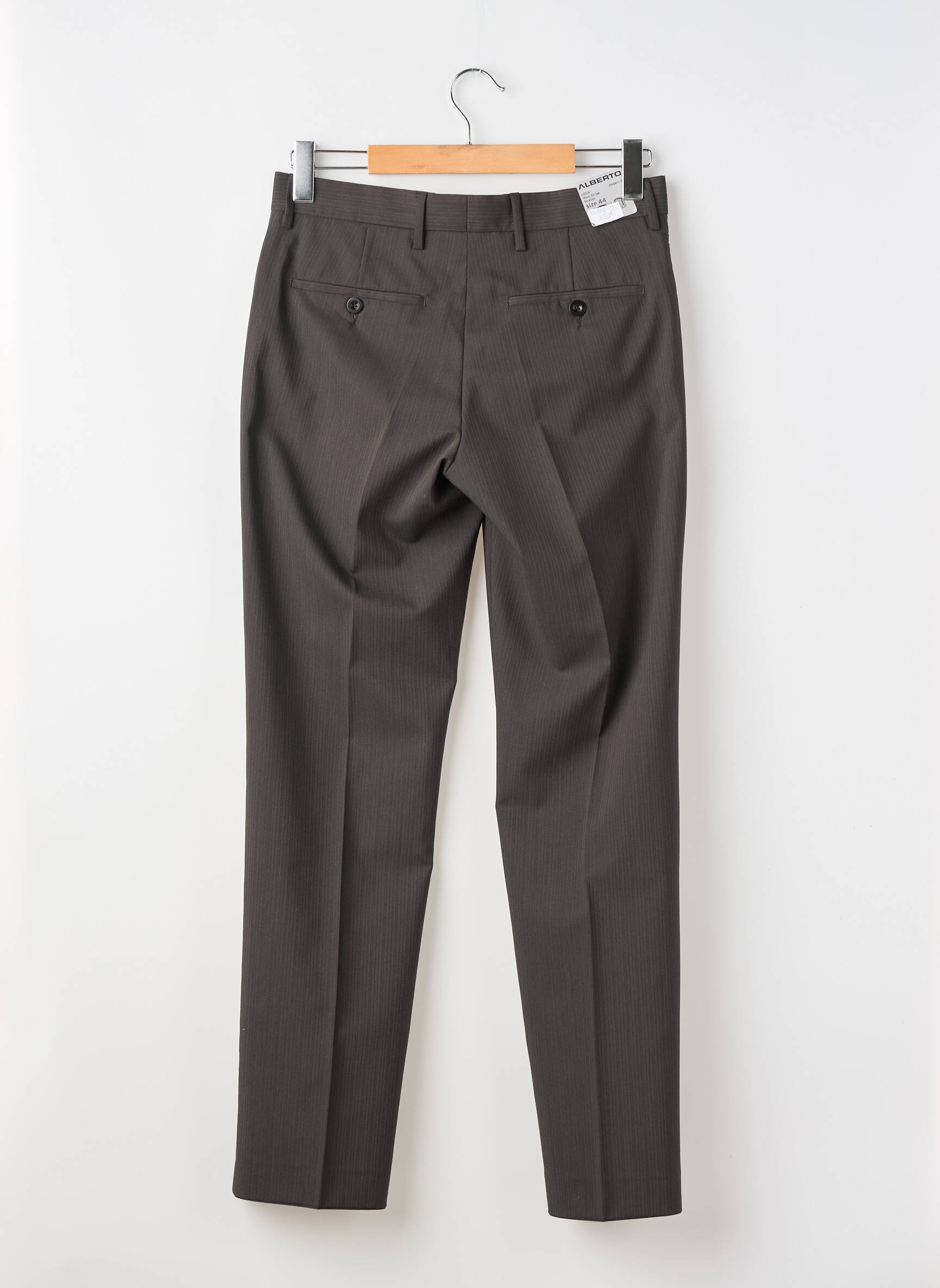 Pantalon slim talie cu cleme mărime normală gri ALBERTO bărbat