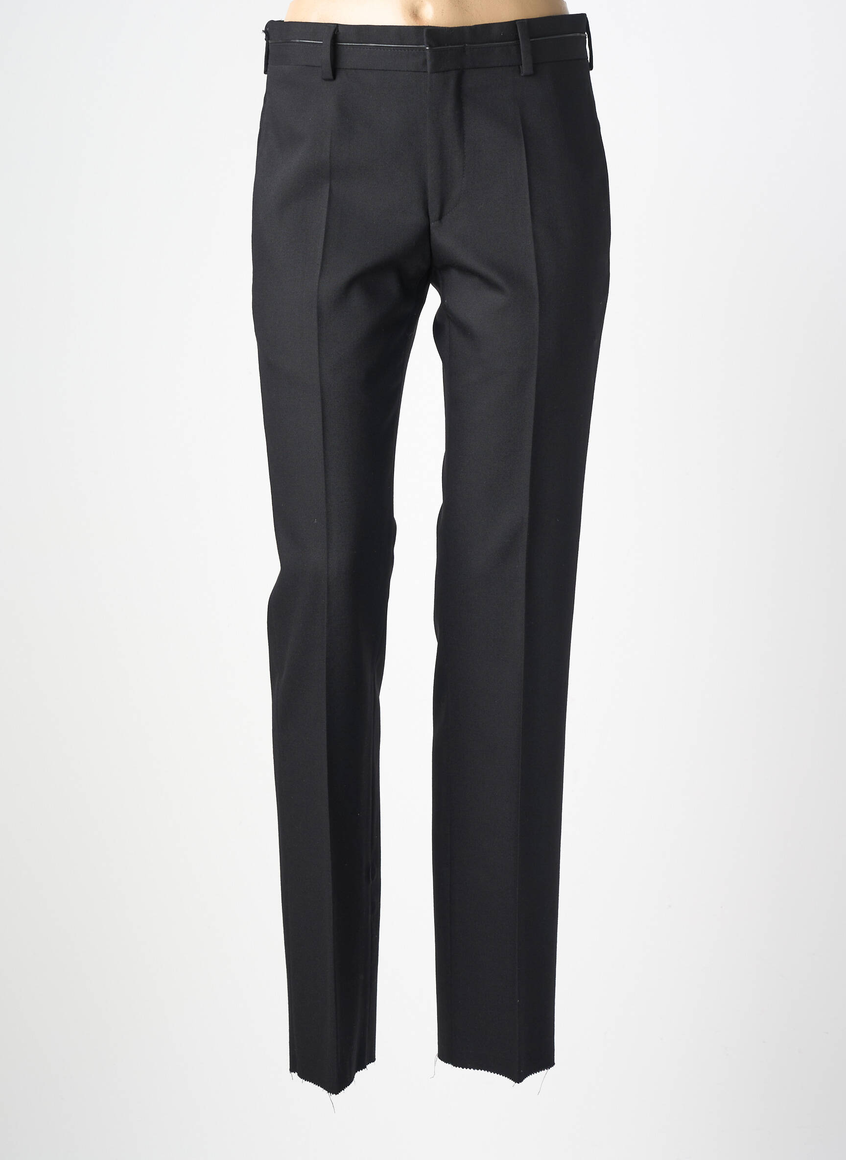 Pantalon slim talie cu cleme mărime normală negru KARL LAGERFELD bărbat