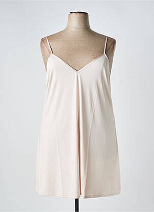 Jupon/fond de rochie elasticitate culoare piersică ROSE POMME femeie