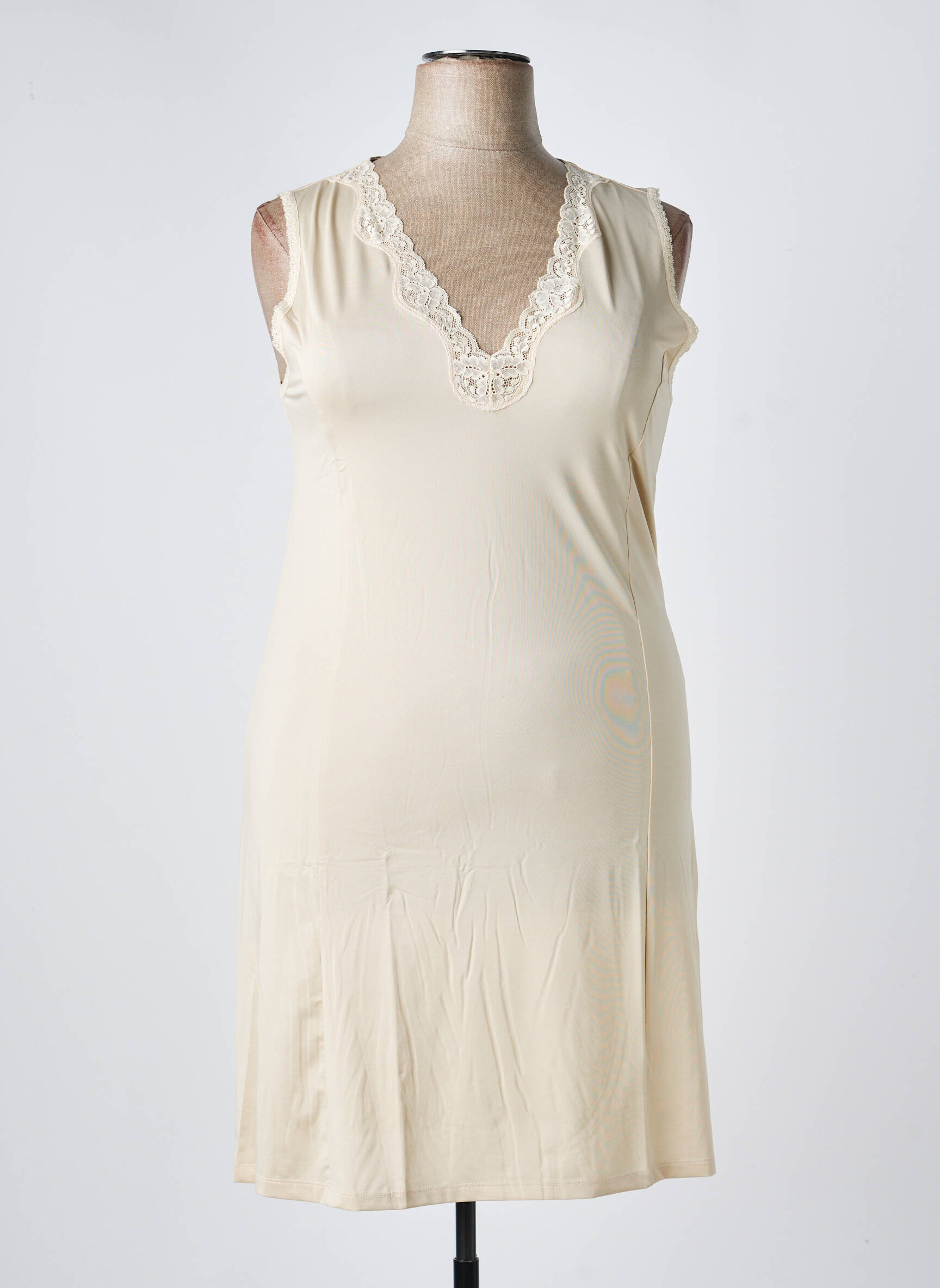 Jupon/fond de rochie elasticitate culoare piersică ROSE POMME femeie