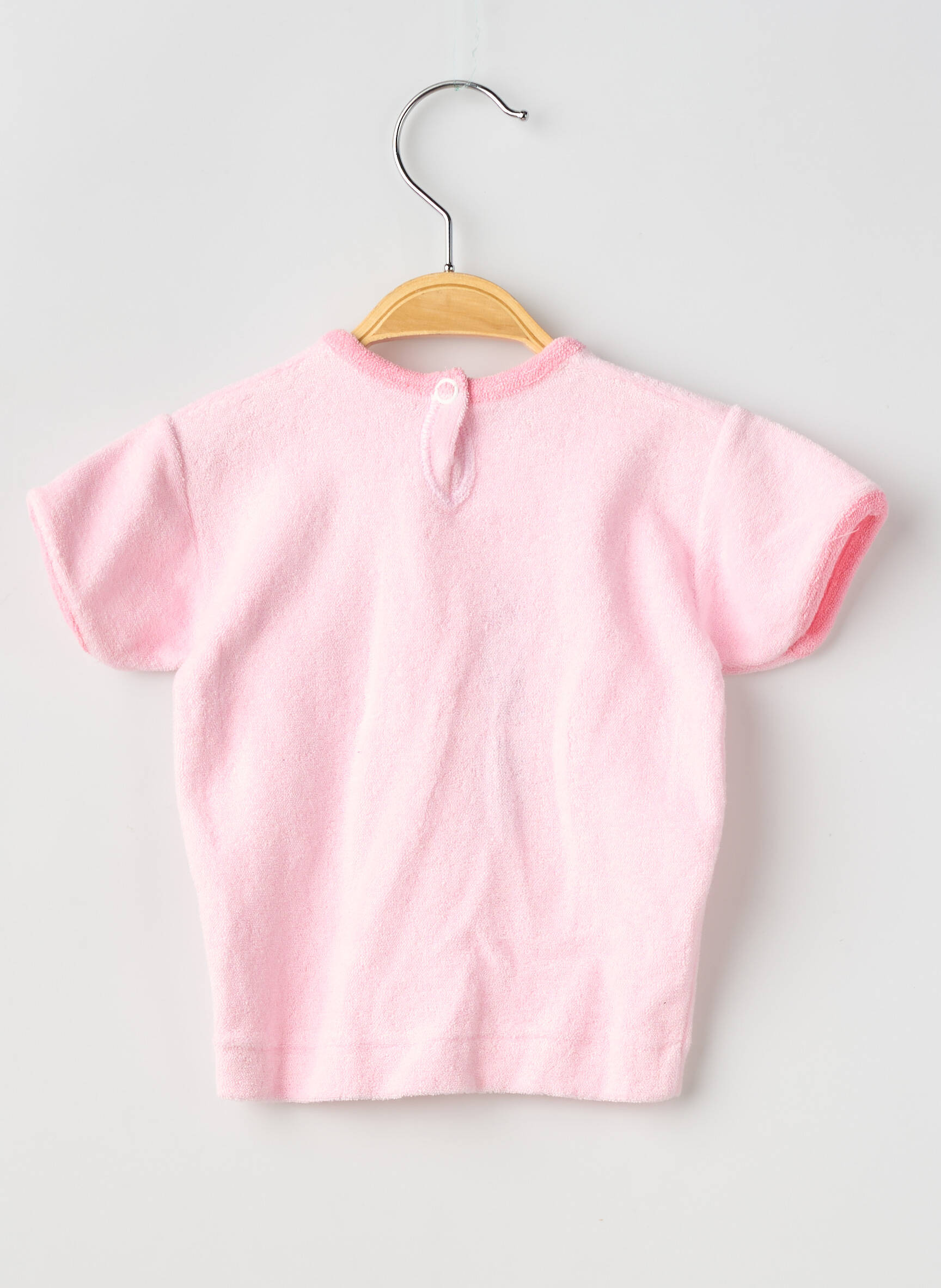 Tricou elasticitate mâneci scurte roz PETIT BATEAU fată