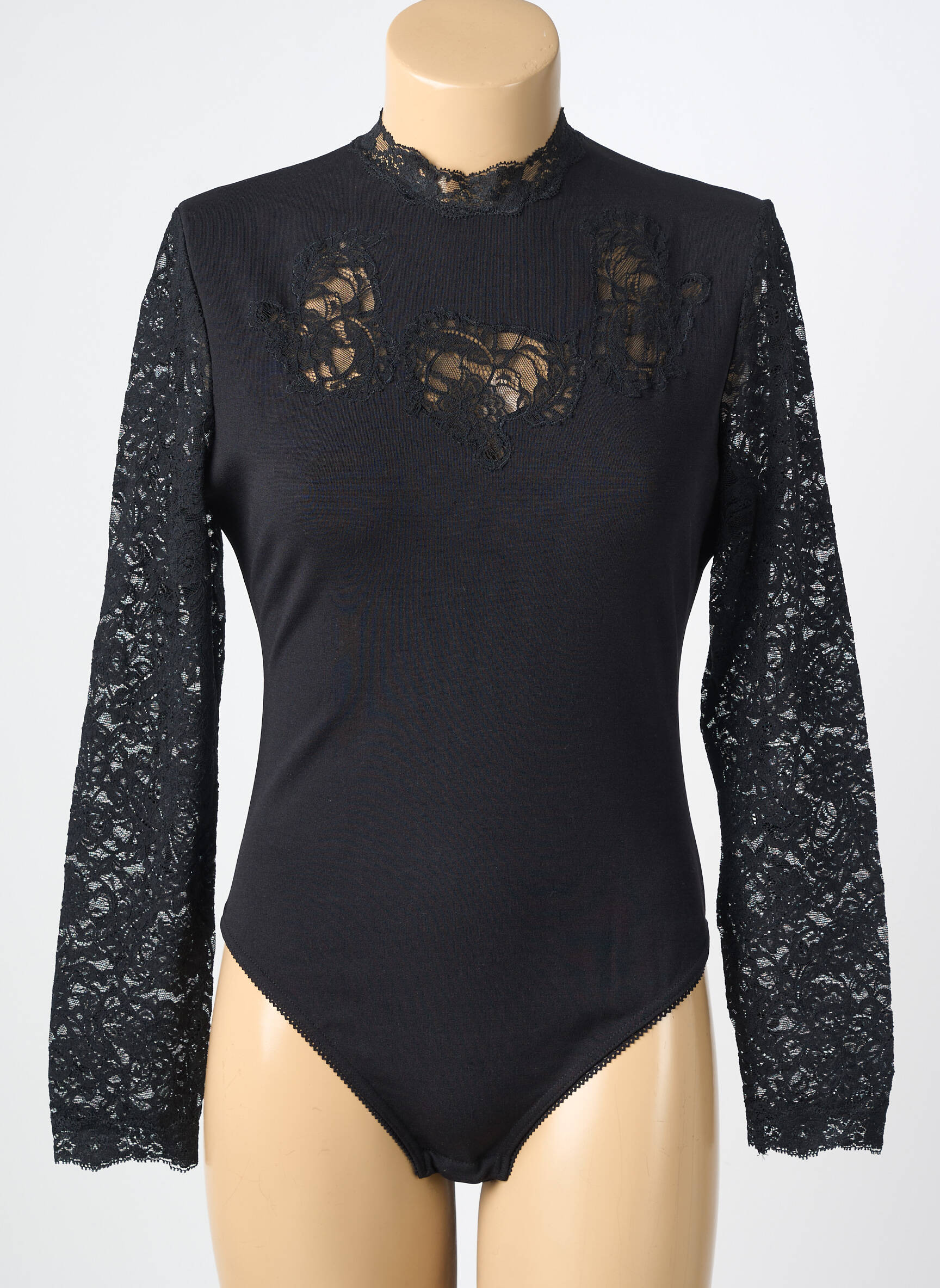 Body de lenjerie elasticitate negru ANNE DARCEY femeie