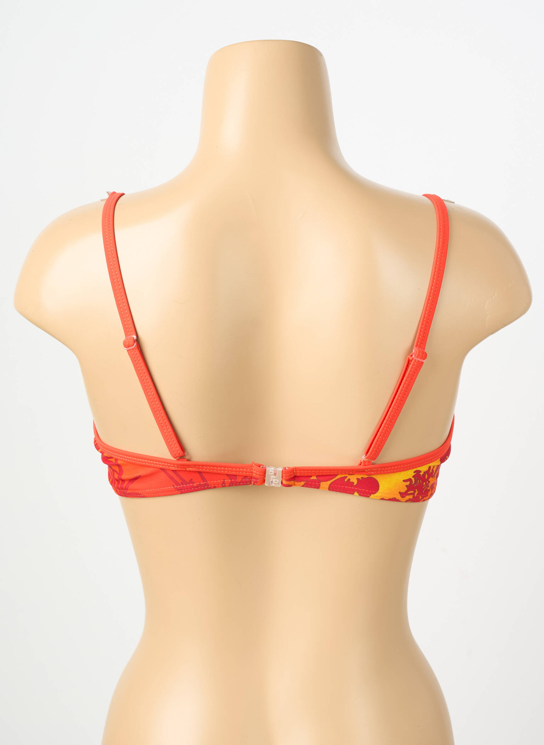 Sutien de costum de baie elasticitate top sutien modelat portocalie KALAÏS femeie