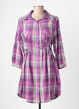 Rochie scurtă mâneci lungi mâneci lungi violet KALAI femeie