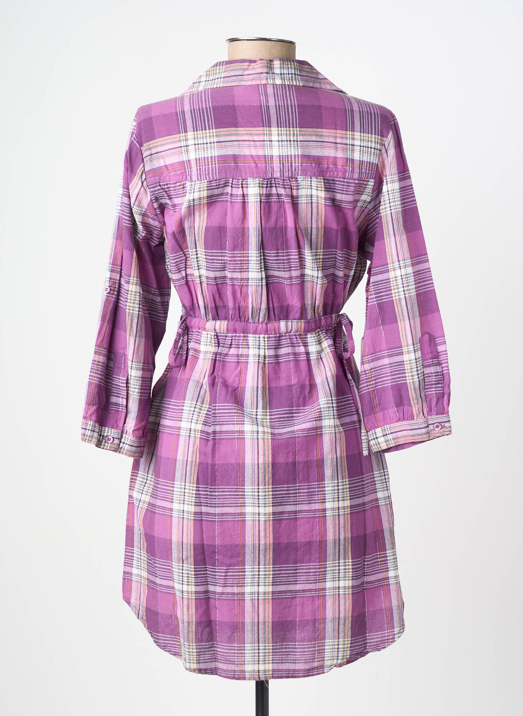 Rochie scurtă mâneci lungi mâneci lungi violet KALAI femeie
