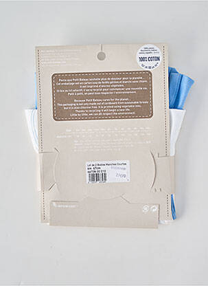 Body de lenjerie elasticitate albastru PETIT BATEAU copil