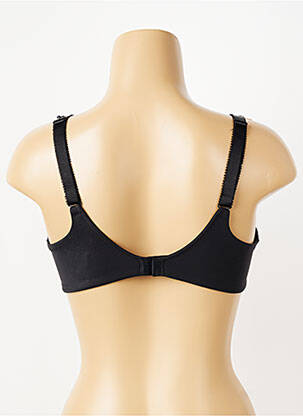 Sutien efect material satinat sutien cupe întregi cu decolteu înalt negru FANTASIE femeie