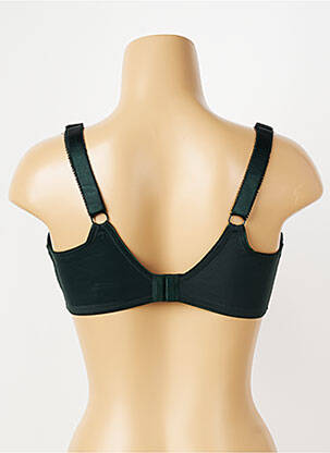 Sutien efect material satinat sutien cupe întregi cu decolteu înalt verde FANTASIE femeie