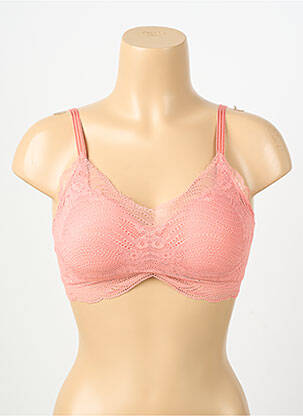 Sutien efect material satinat top sutien modelat portocaliu TRIUMPH femeie