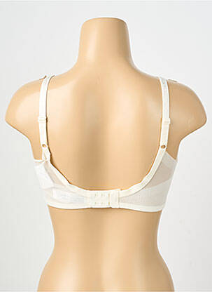 Sutien efect material satinat top sutien modelat bej TRIUMPH femeie