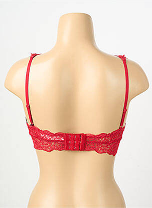 Sutien fără armatură bralete roșu JANIRA femeie