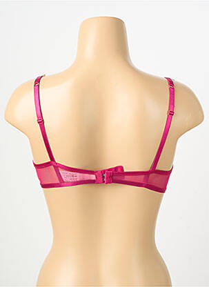 Sutien efect material satinat top sutien modelat roz TRIUMPH femeie