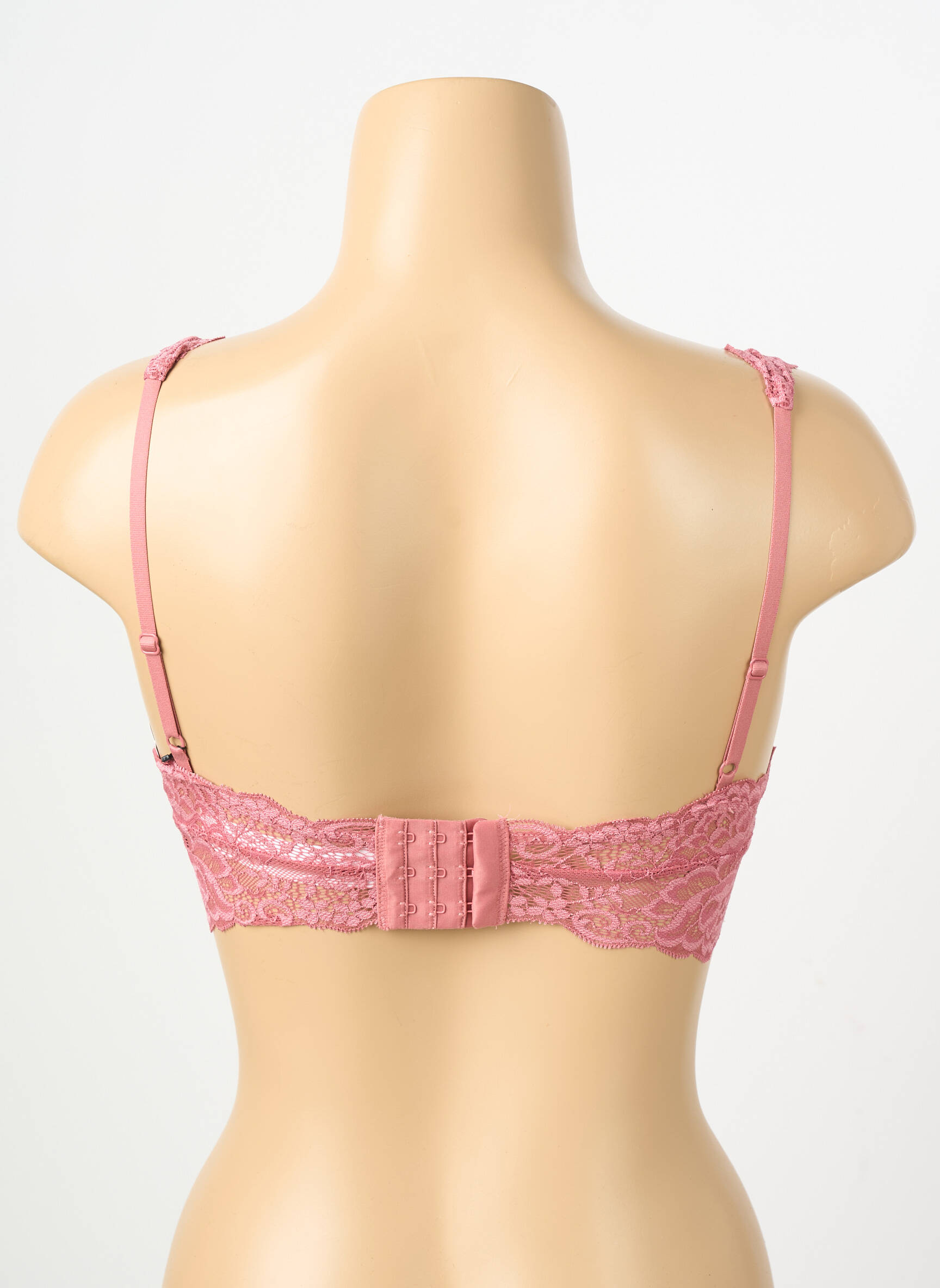 Sutien fără armatură bralete roz JANIRA femeie