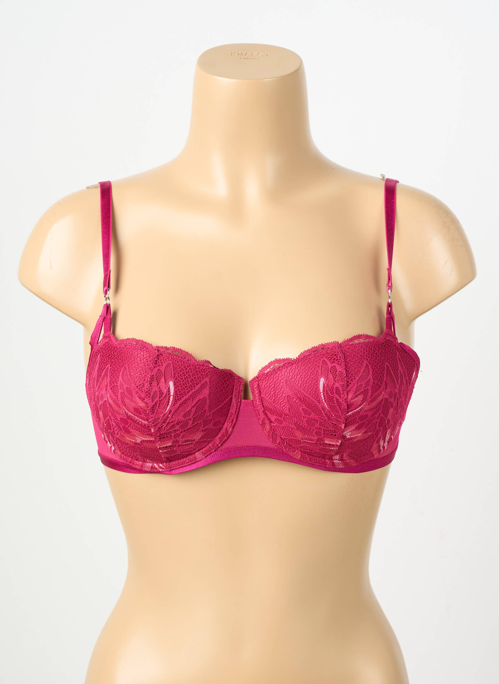 Sutien efect material satinat top sutien modelat roz TRIUMPH femeie
