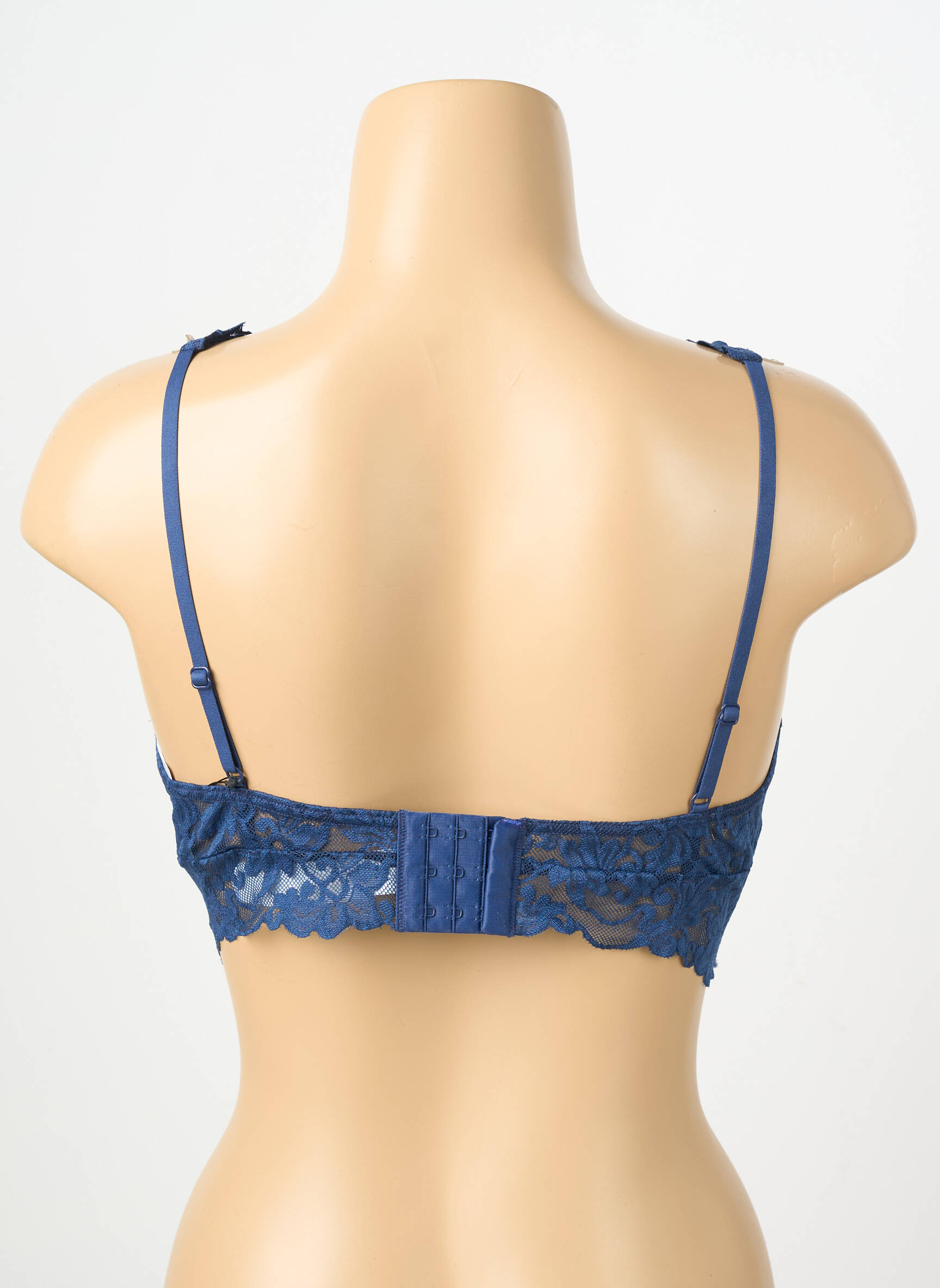 Sutien fără armatură bralete albastru JANIRA femeie