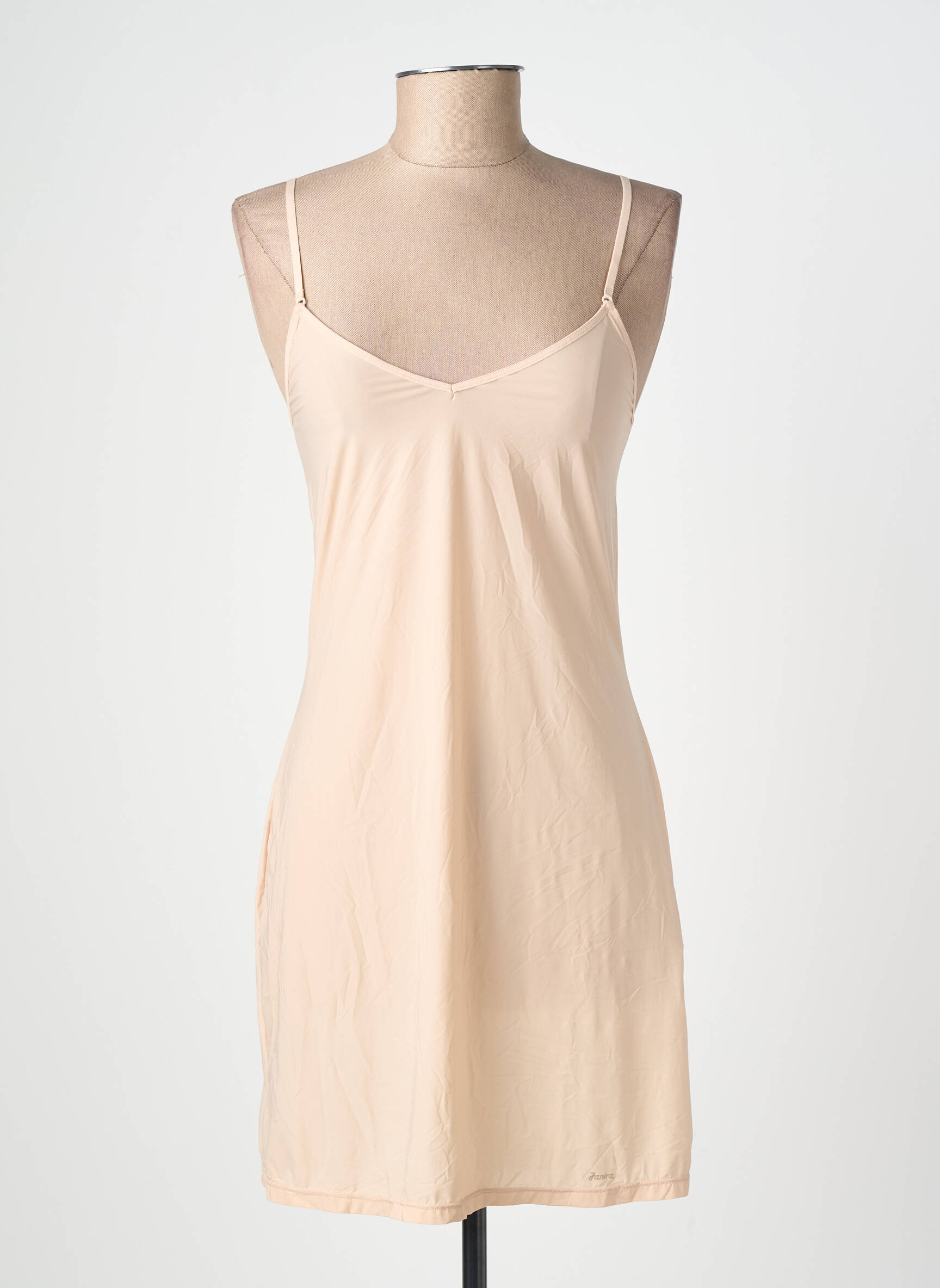 Jupon/fond de rochie efect material satinat piele JANIRA femeie