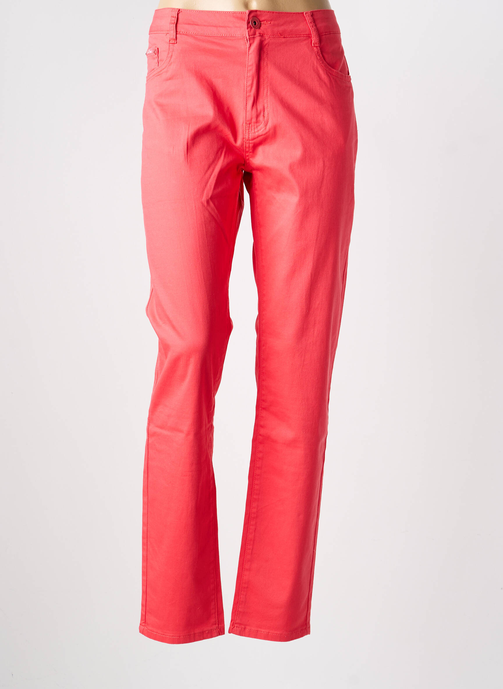 Pantalon slim elasticitate mărime normală roz YZY femeie