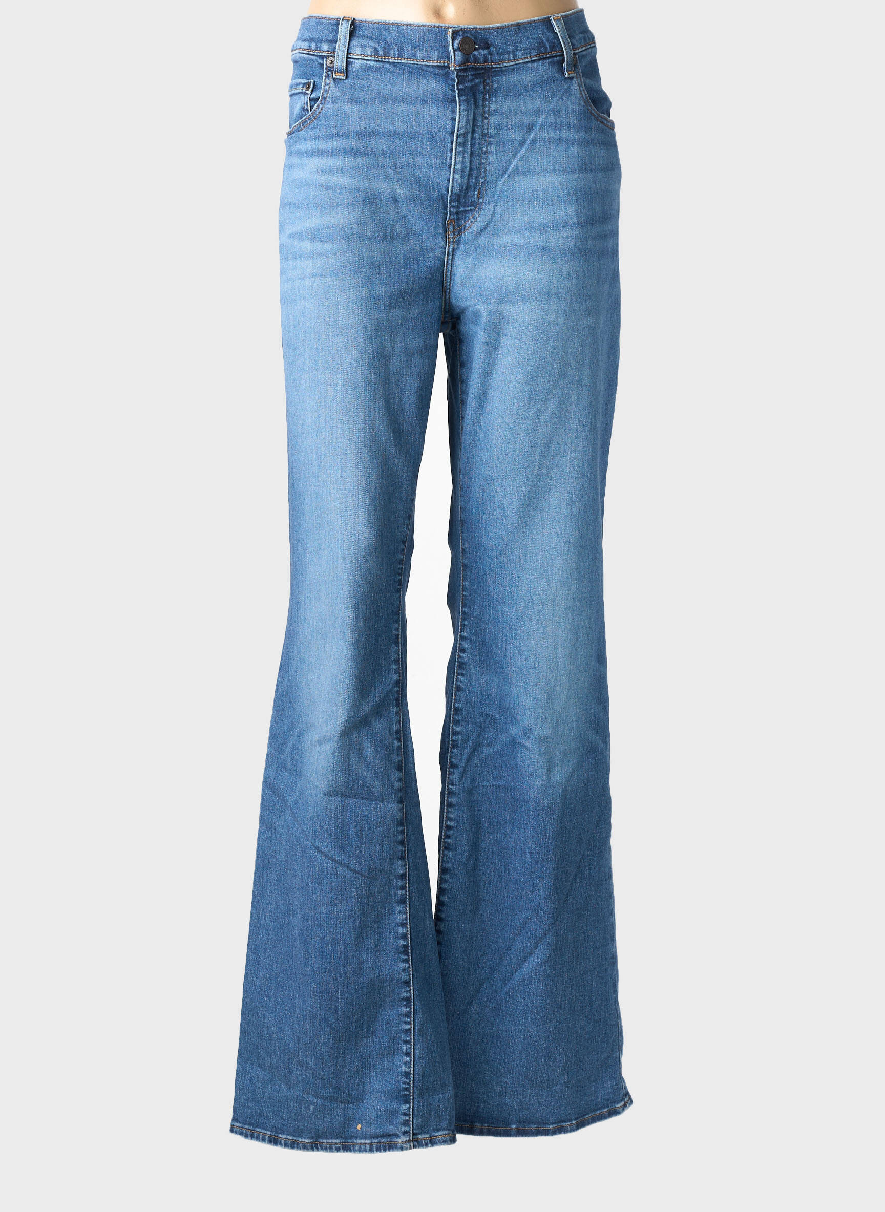 Blugi cu croială evazată elasticitate mărime normală albastru LEVI'S femeie