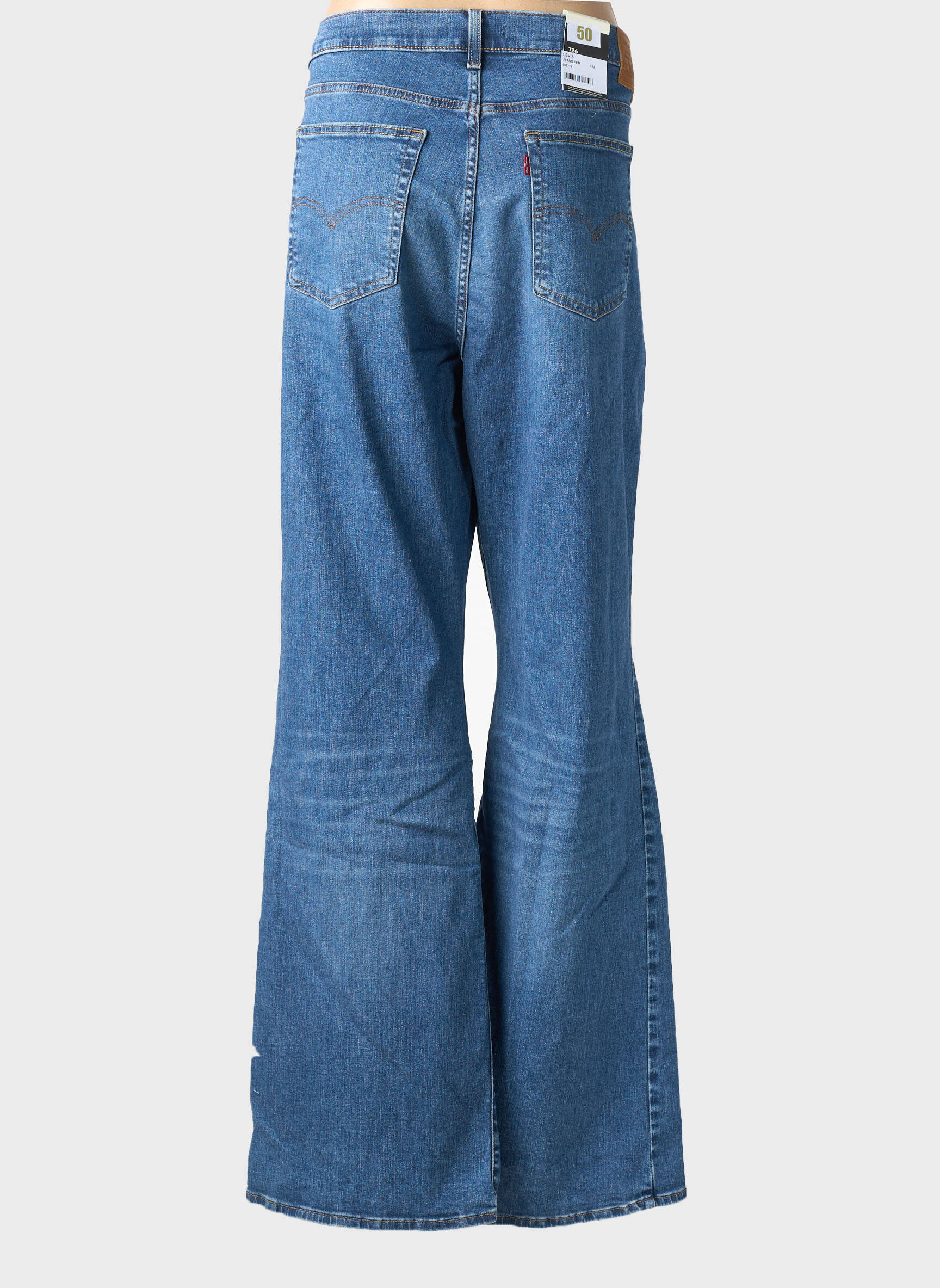 Blugi cu croială evazată elasticitate mărime normală albastru LEVI'S femeie