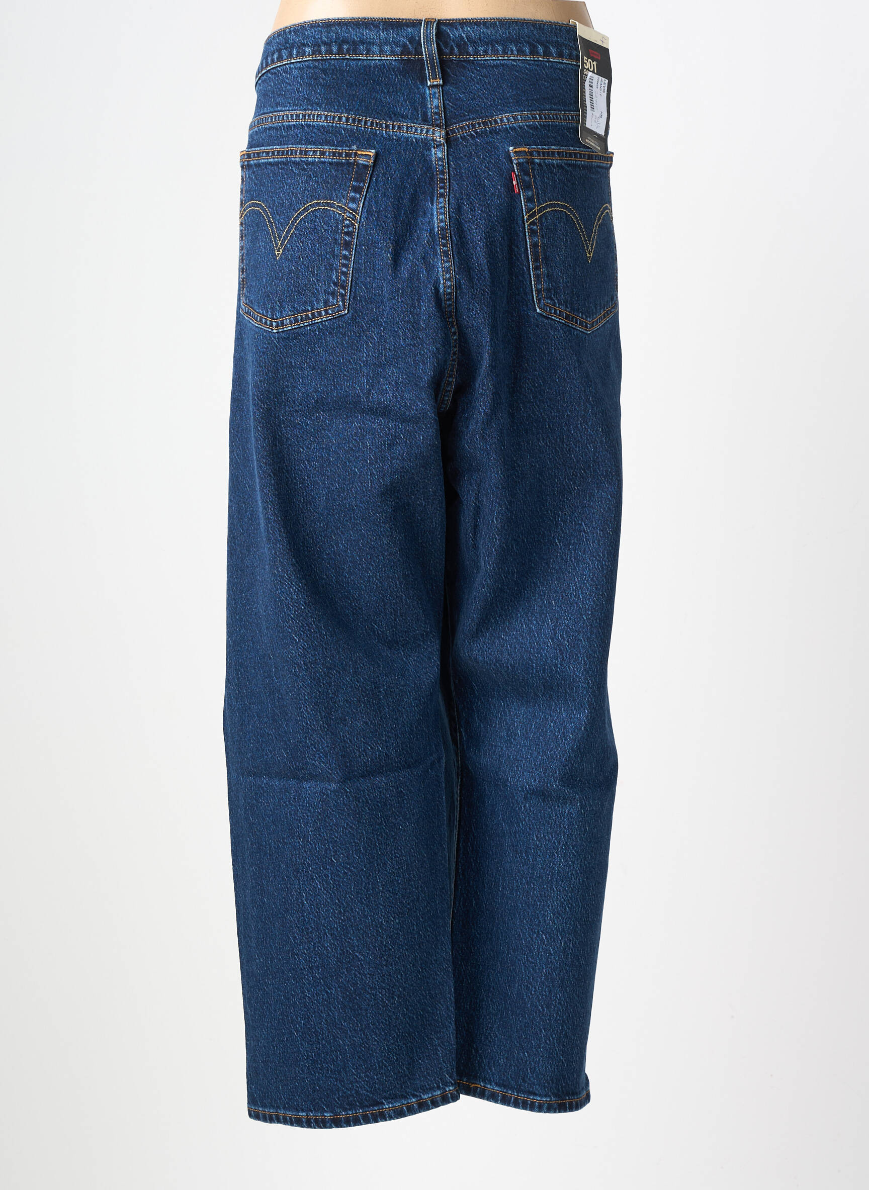 Blugi cu croială dreaptă elasticitate mărime normală albastru închis LEVI'S femeie