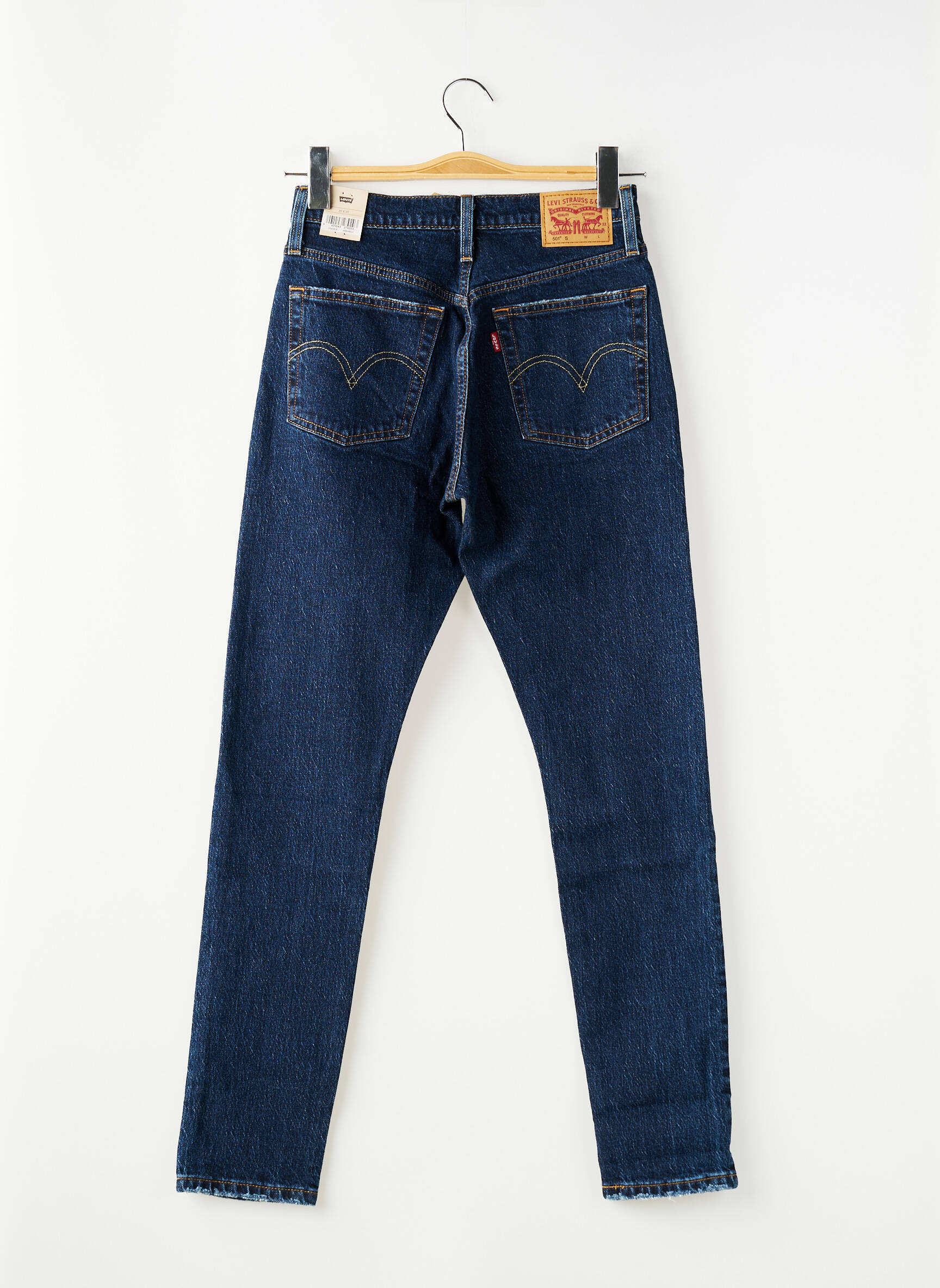 Blugi cu croială slim țesătură brută mărime normală albastru LEVI'S femeie