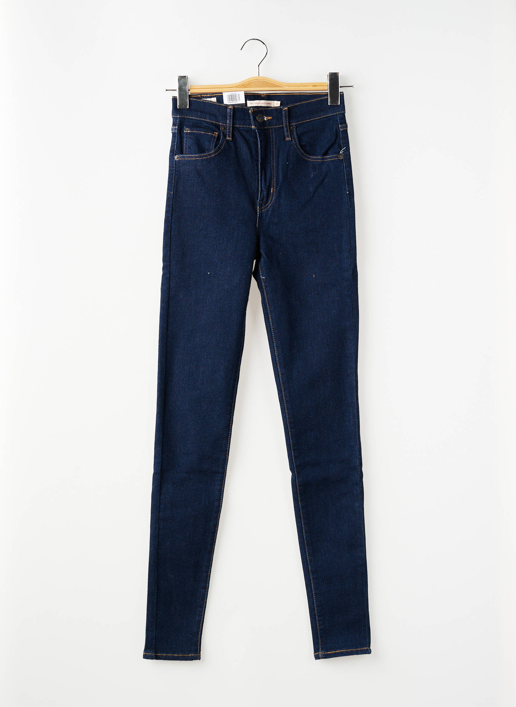 Blugi skinny țesătură brută mărime normală albastru LEVI'S femeie