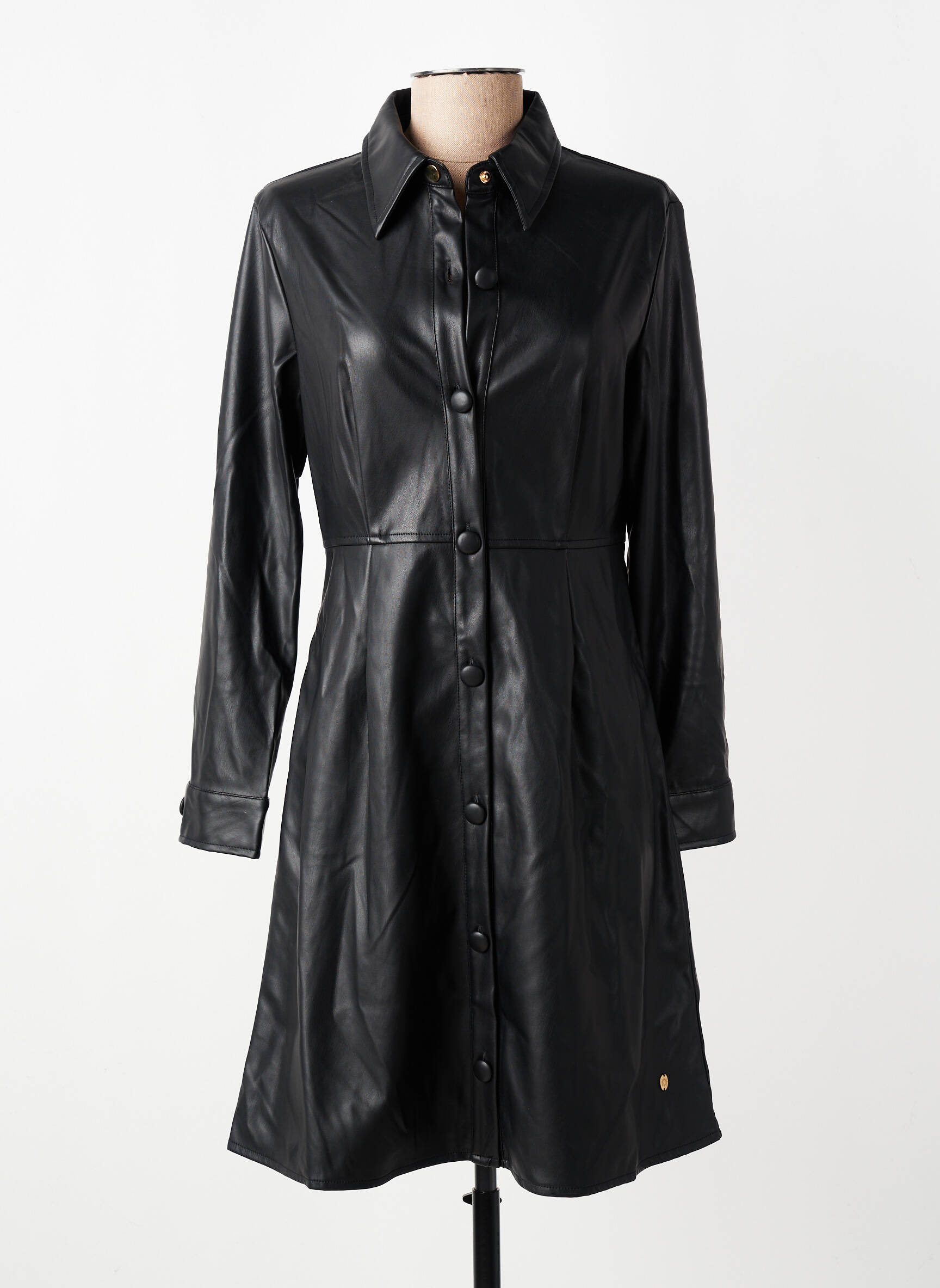 Rochie scurtă mâneci lungi mâneci lungi negru LES TROPEZIENNES PAR M.BELARBI femeie