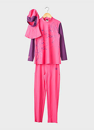 Set pantaloni mâneci lungi roz ARENA fată