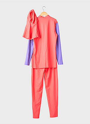 Set pantaloni mâneci lungi portocalie ARENA fată