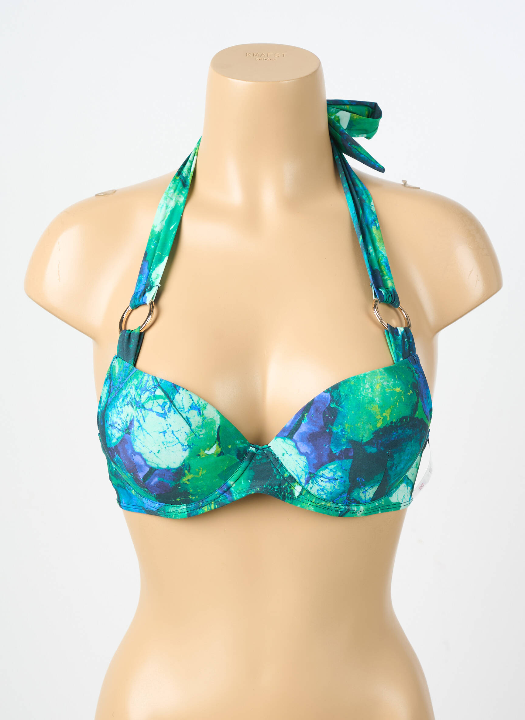 Sutien de costum de baie top sutien modelat top sutien modelat albastru AUBADE femeie