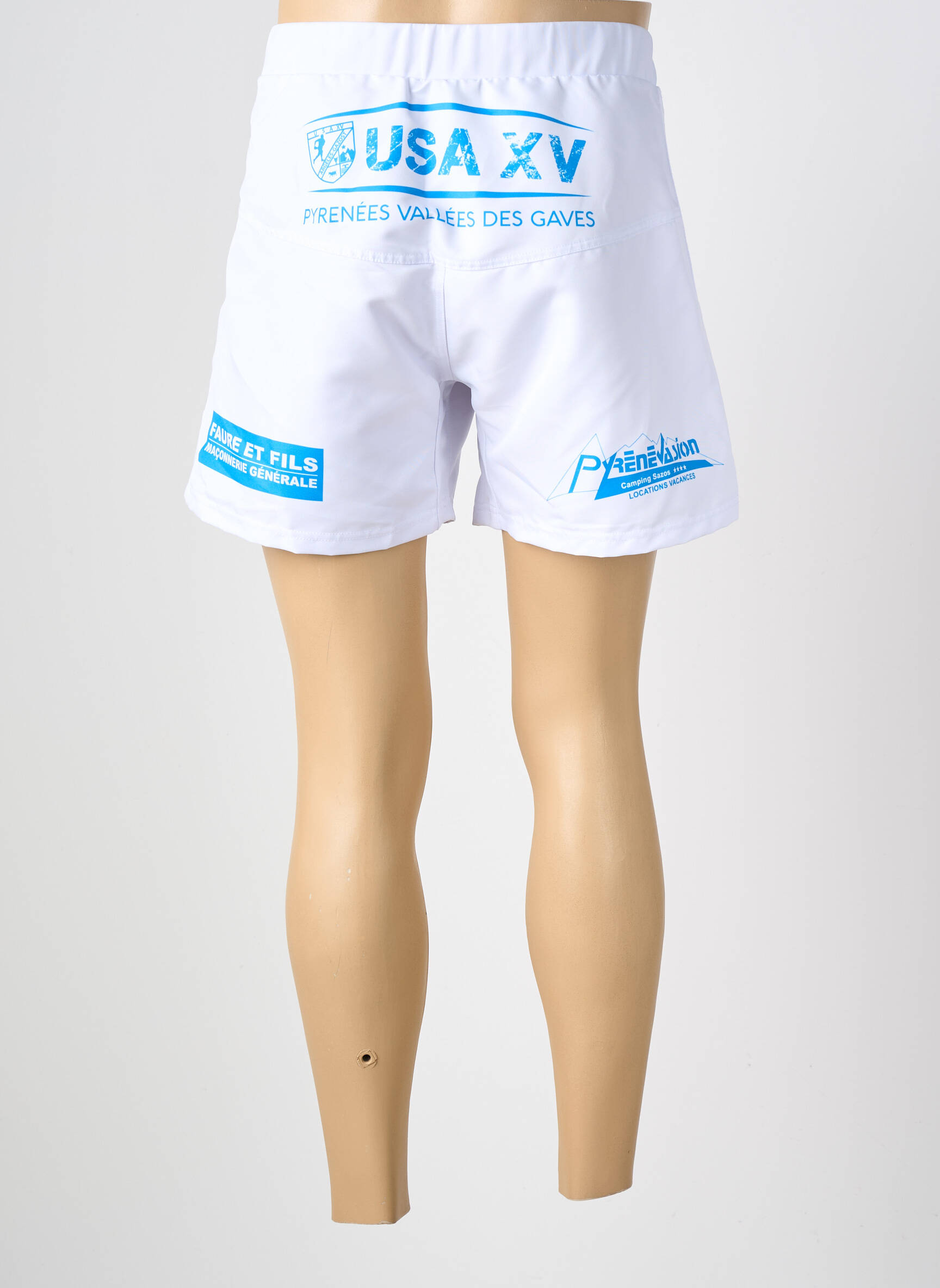 Șort croială dreaptă mărime normală alb LE COQ SPORTIF bărbat