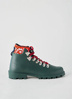 Adidași vârf rotund toc plat până la 3 cm verde ARIZONA LOVE femeie