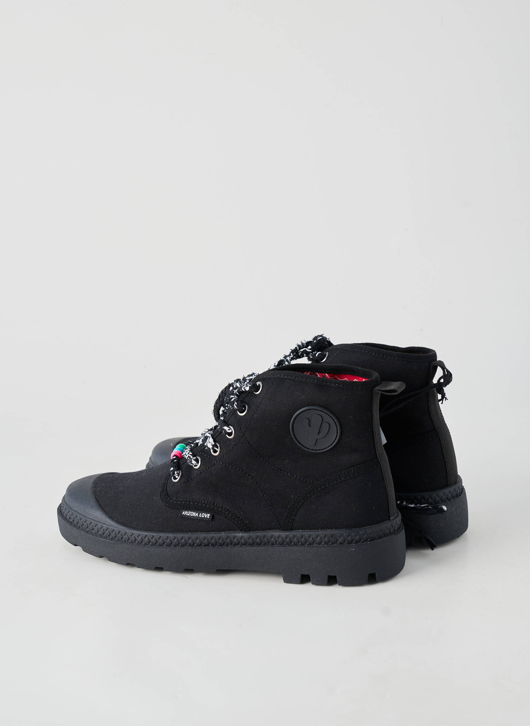 Adidași vârf rotund toc plat până la 3 cm negru ARIZONA LOVE femeie