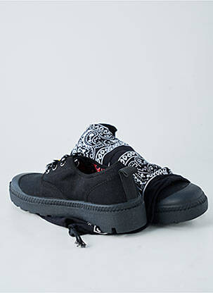 Adidași vârf rotund toc de 4 la 6 cm negru ARIZONA LOVE femeie