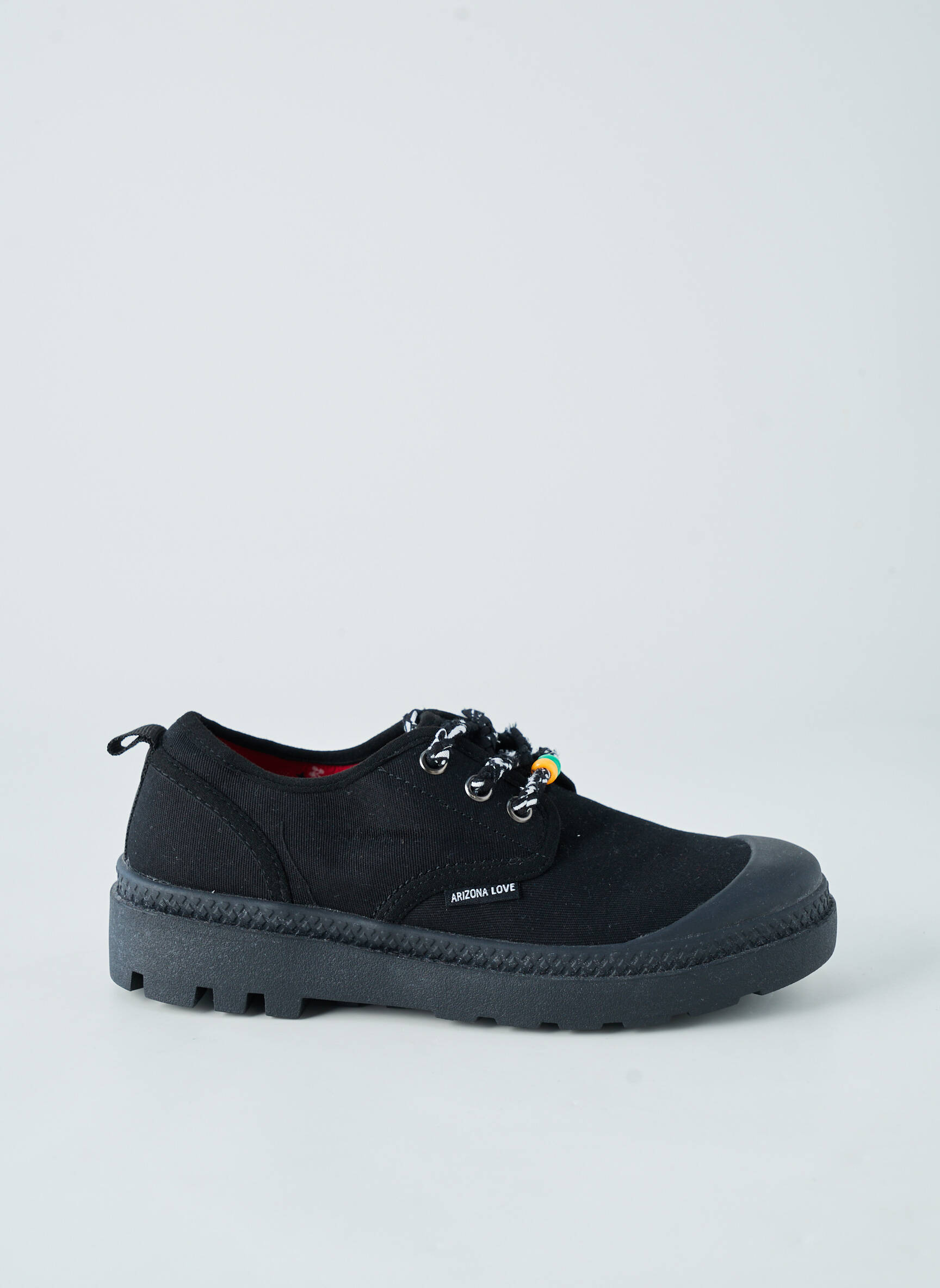 Adidași vârf rotund toc de 4 la 6 cm negru ARIZONA LOVE femeie
