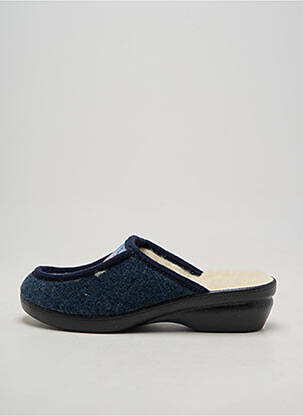 Papuci/pantofi de casă  toc de 4 la 6 cm albastru SEDAGYL femeie