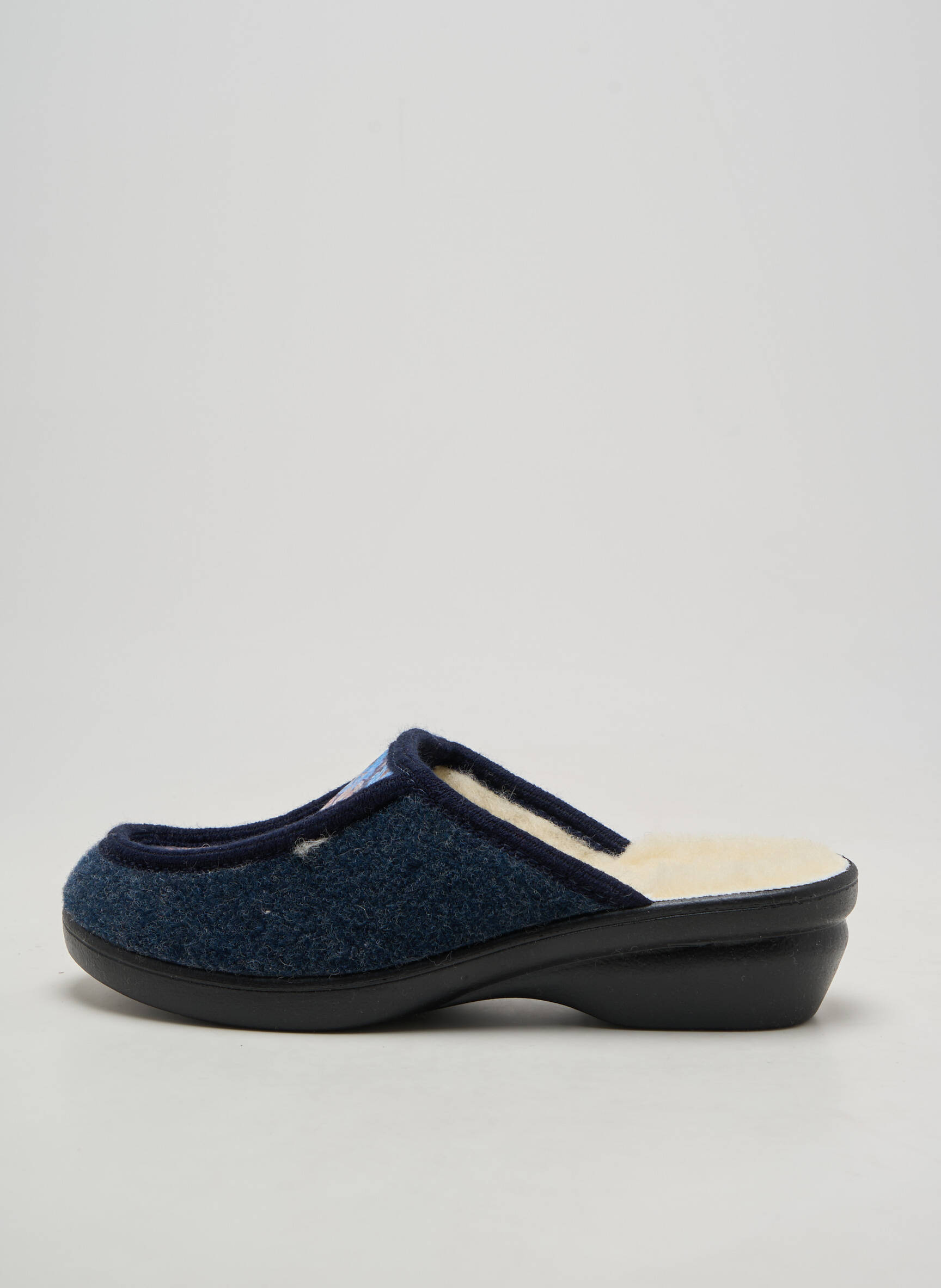 Papuci/pantofi de casă  toc de 4 la 6 cm albastru SEDAGYL femeie