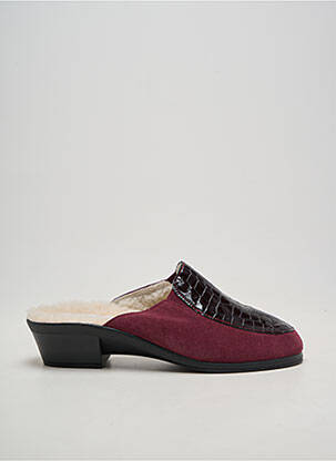 Papuci/pantofi de casă umplută toc de 4 la 6 cm violet SEDAGYL femeie