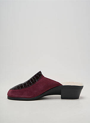 Papuci/pantofi de casă umplută toc de 4 la 6 cm violet SEDAGYL femeie