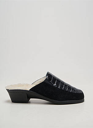 Papuci/pantofi de casă umplută toc de 4 la 6 cm negru SEDAGYL femeie
