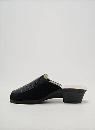 Papuci/pantofi de casă umplută toc de 4 la 6 cm negru SEDAGYL femeie
