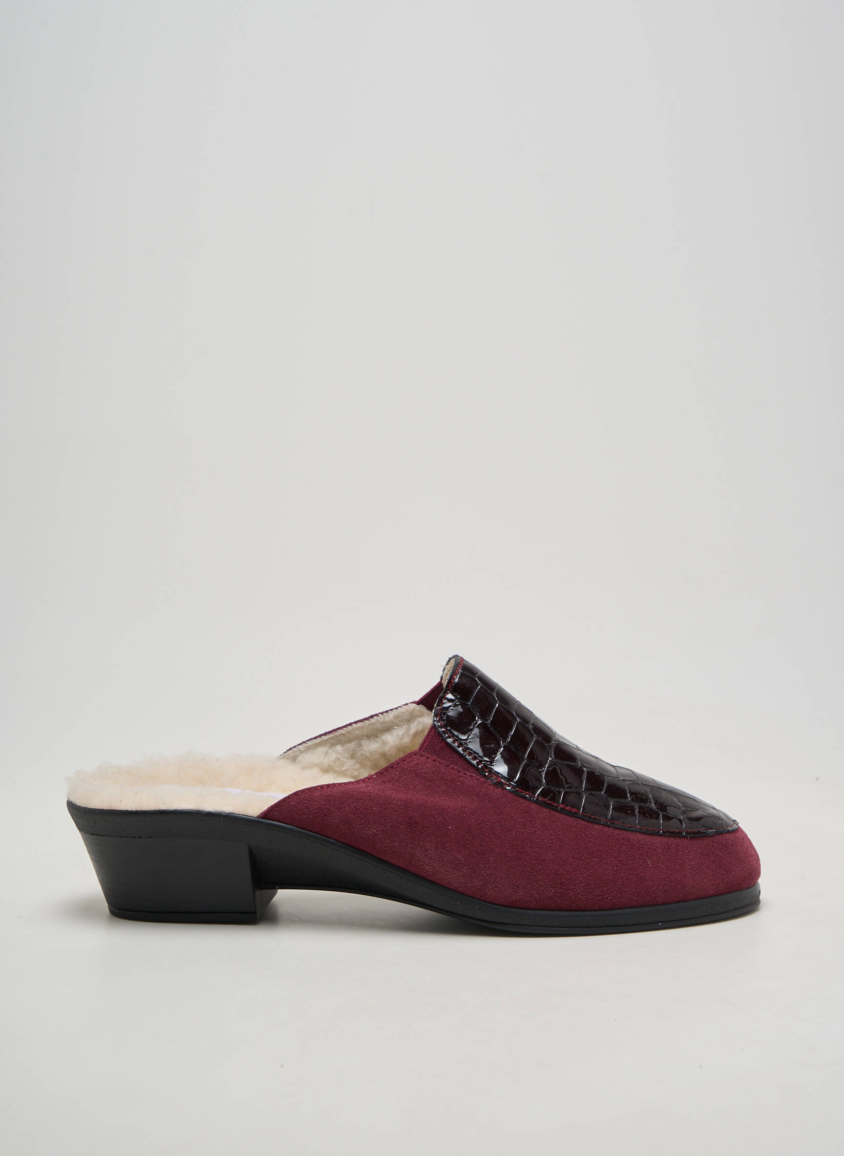 Papuci/pantofi de casă umplută toc de 4 la 6 cm violet SEDAGYL femeie