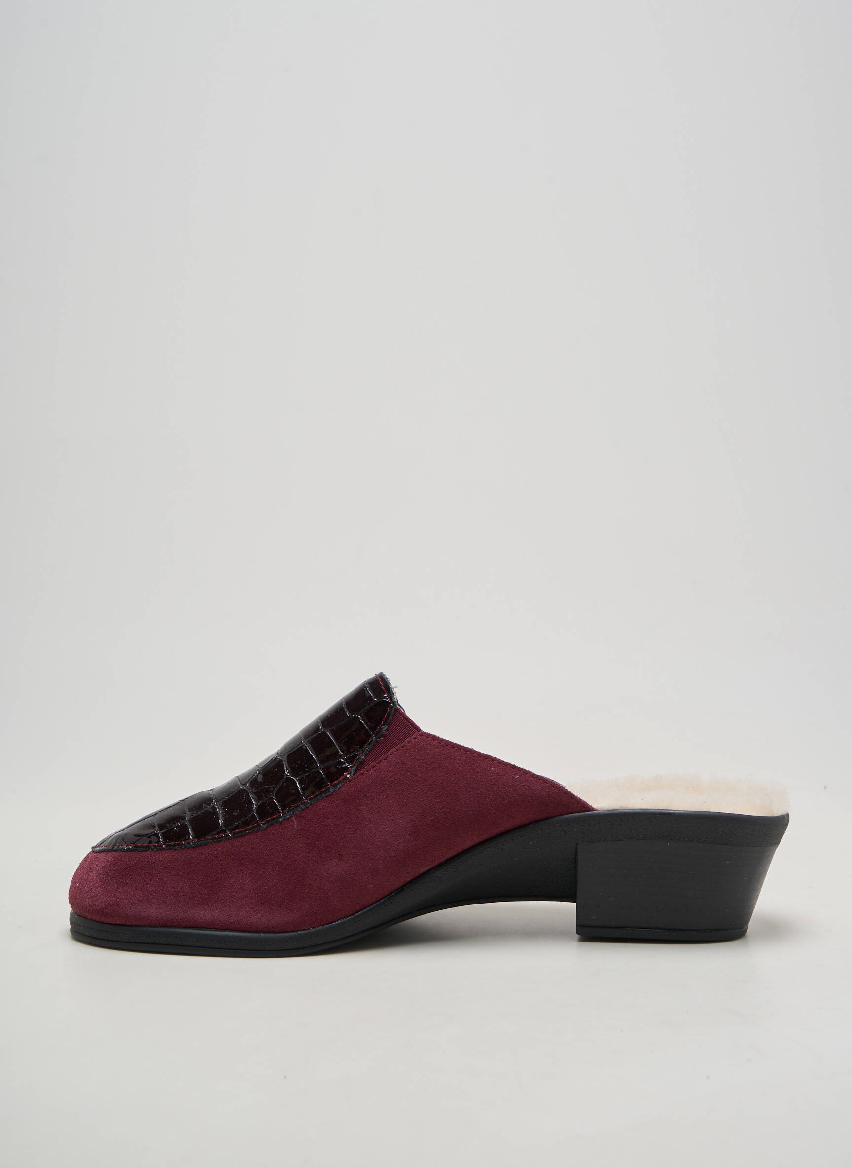 Papuci/pantofi de casă umplută toc de 4 la 6 cm violet SEDAGYL femeie