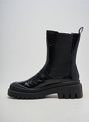 Botine/ghete toc mic toc de 4 la 6 cm negru PATAUGAS femeie