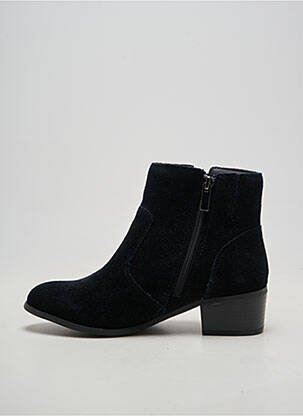 Botine/ghete vârf rotund toc de 4 la 6 cm negru DAMART femeie