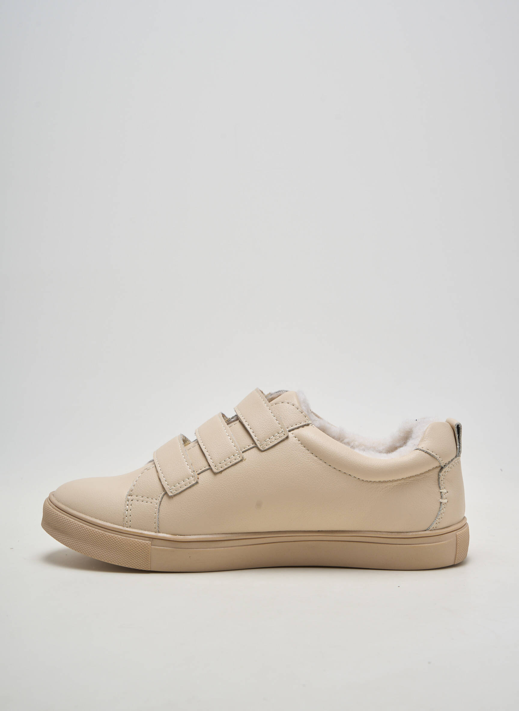 Adidași vârf rotund toc plat până la 3 cm bej DAMART femeie