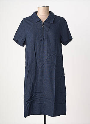 Rochie scurtă mâneci scurte mâneci scurte albastru BASTINGAGE femeie